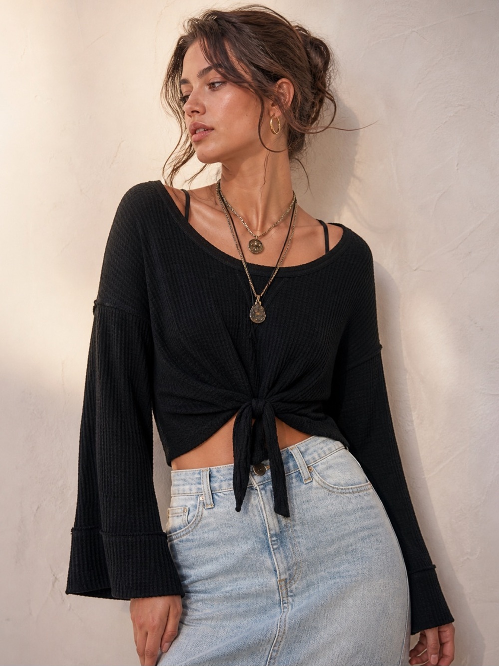 Ilia ilia bell sleeve top